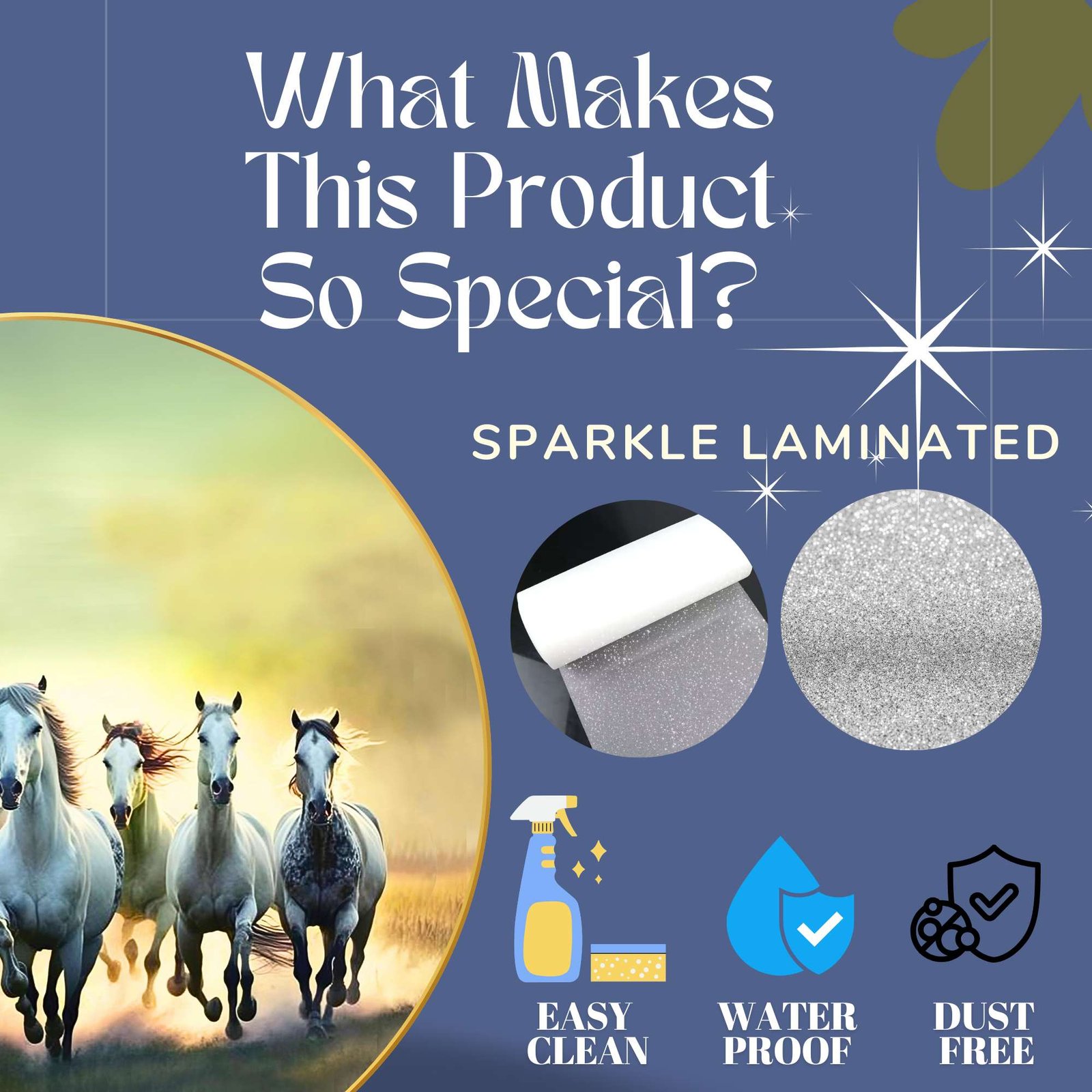 Wall Painting for Wall Decoration with Frame Sparkle Glossy Round Golden Framed Large Painting Office, Living Room, Bedroom, Home Decoration - Image 4